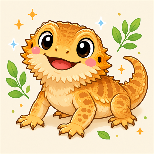鬃獅蜥插圖