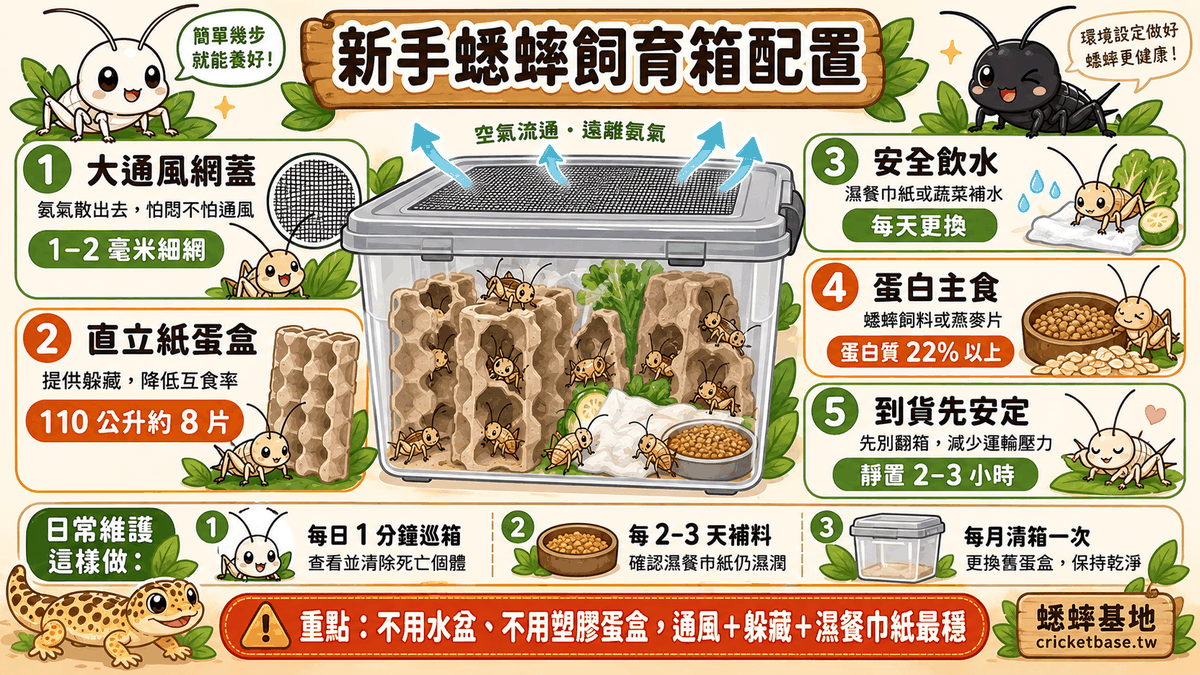 新手養蟋蟀完整入門