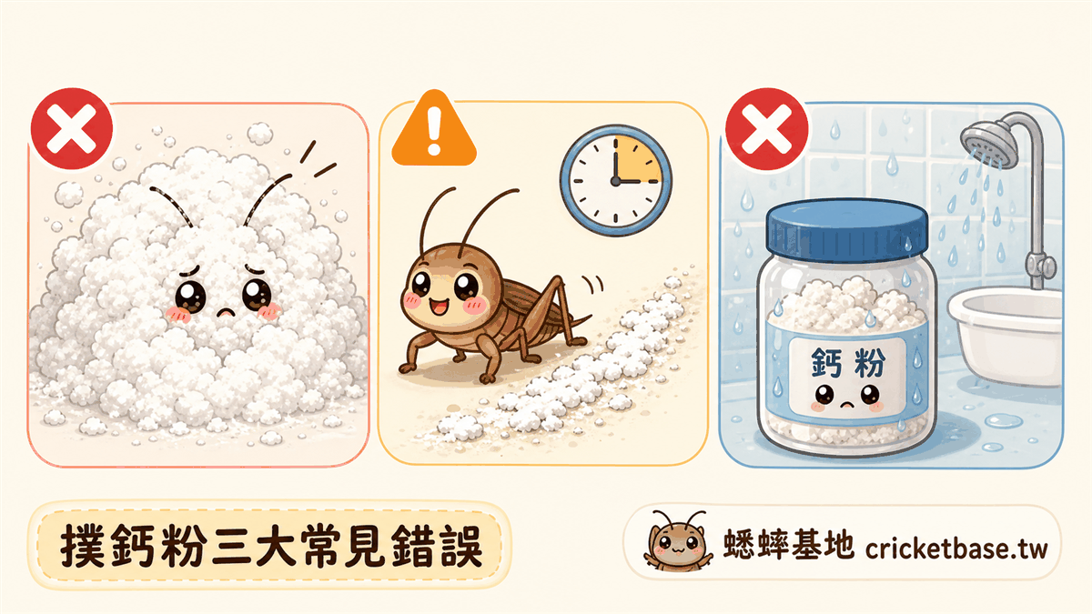 撲鈣粉三大常見錯誤