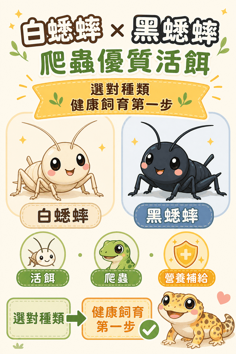 蟋蟀的營養成分對爬蟲健康的影響
