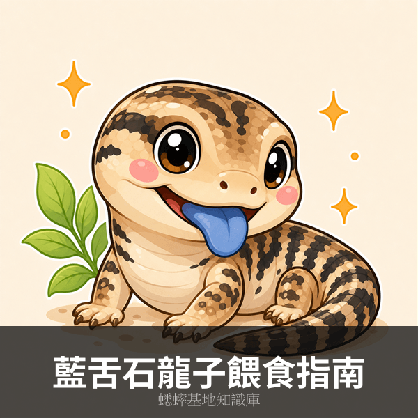 藍舌石龍子蟋蟀餵食指南:蛋白質補充比例與注意事項