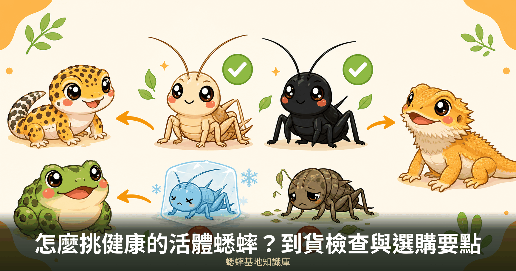 怎麼挑健康的活體蟋蟀?到貨檢查與選購要點