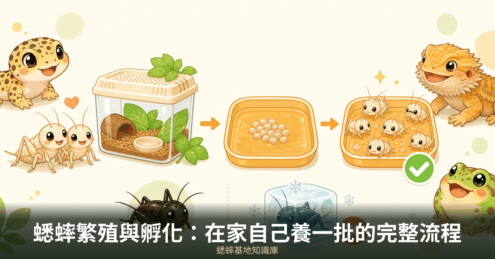 蟋蟀繁殖與孵化:在家自己養一批的完整流程