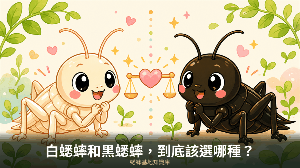 白蟋蟀和黑蟋蟀,到底該選哪種?